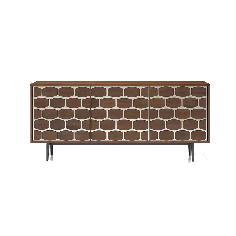 Honeycomb Buffet without Marble-Walnut