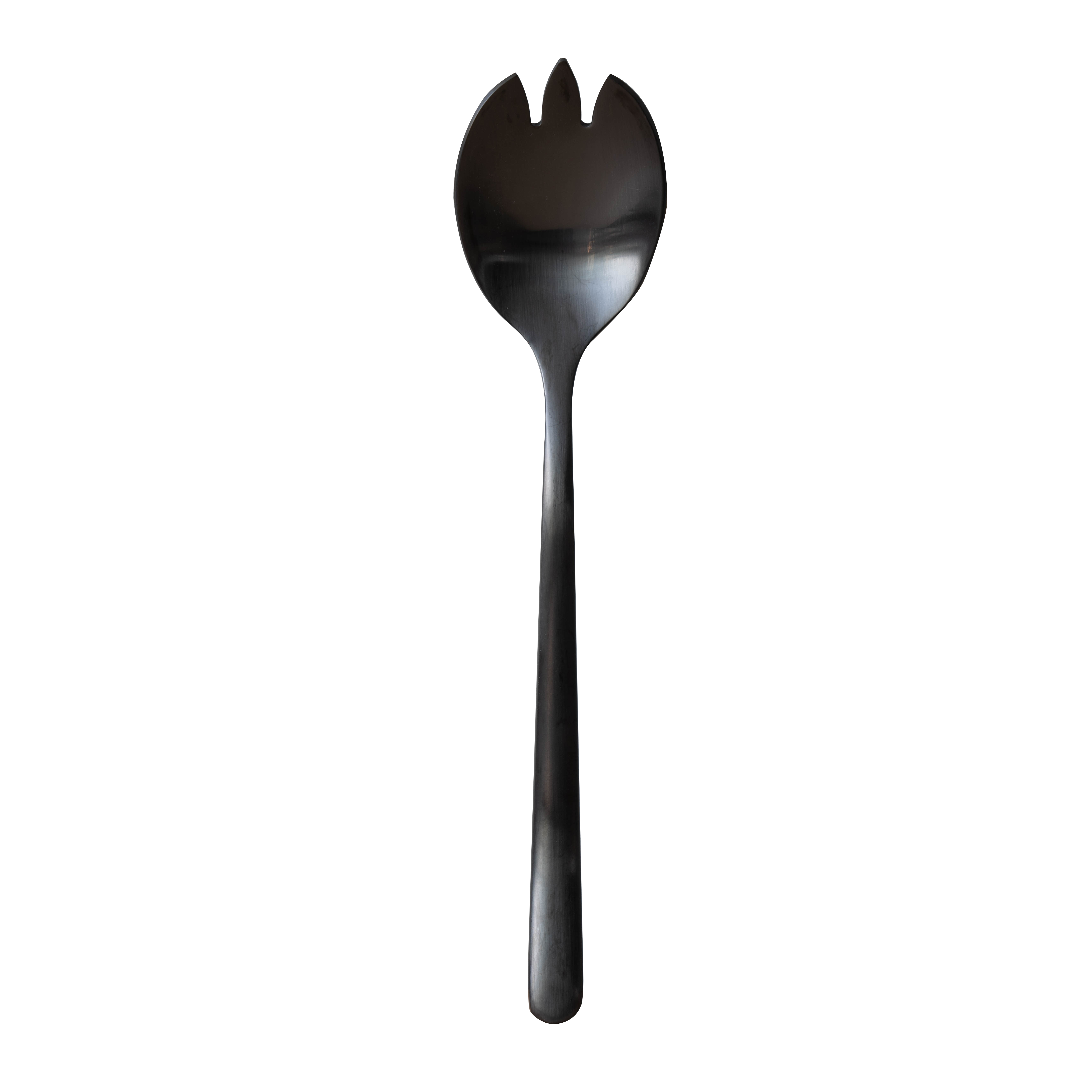 Salad Serving Fork-Black