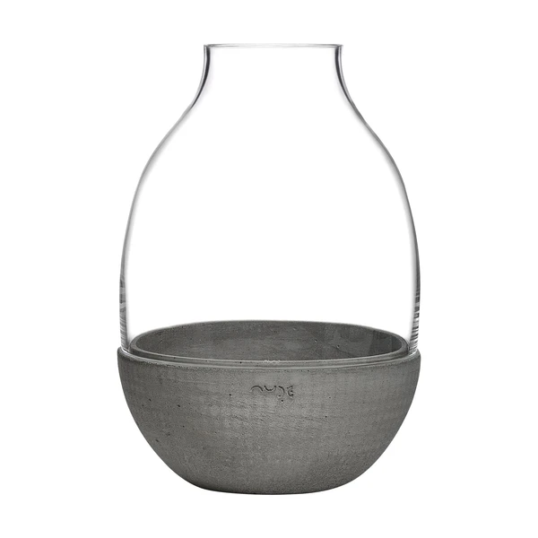 Eden Terrarium Clear with Moulded Concrete Base