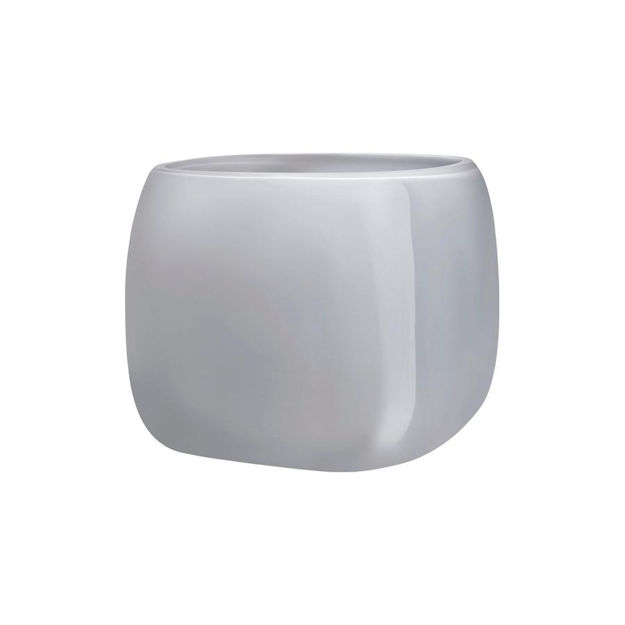 Mono Box 215mm Vase Large - Opal Grey