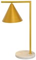 Lynx Cone Marble Base Table Lamp