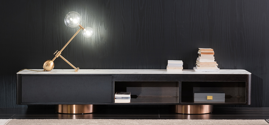 Blake TV Stand-Walnut