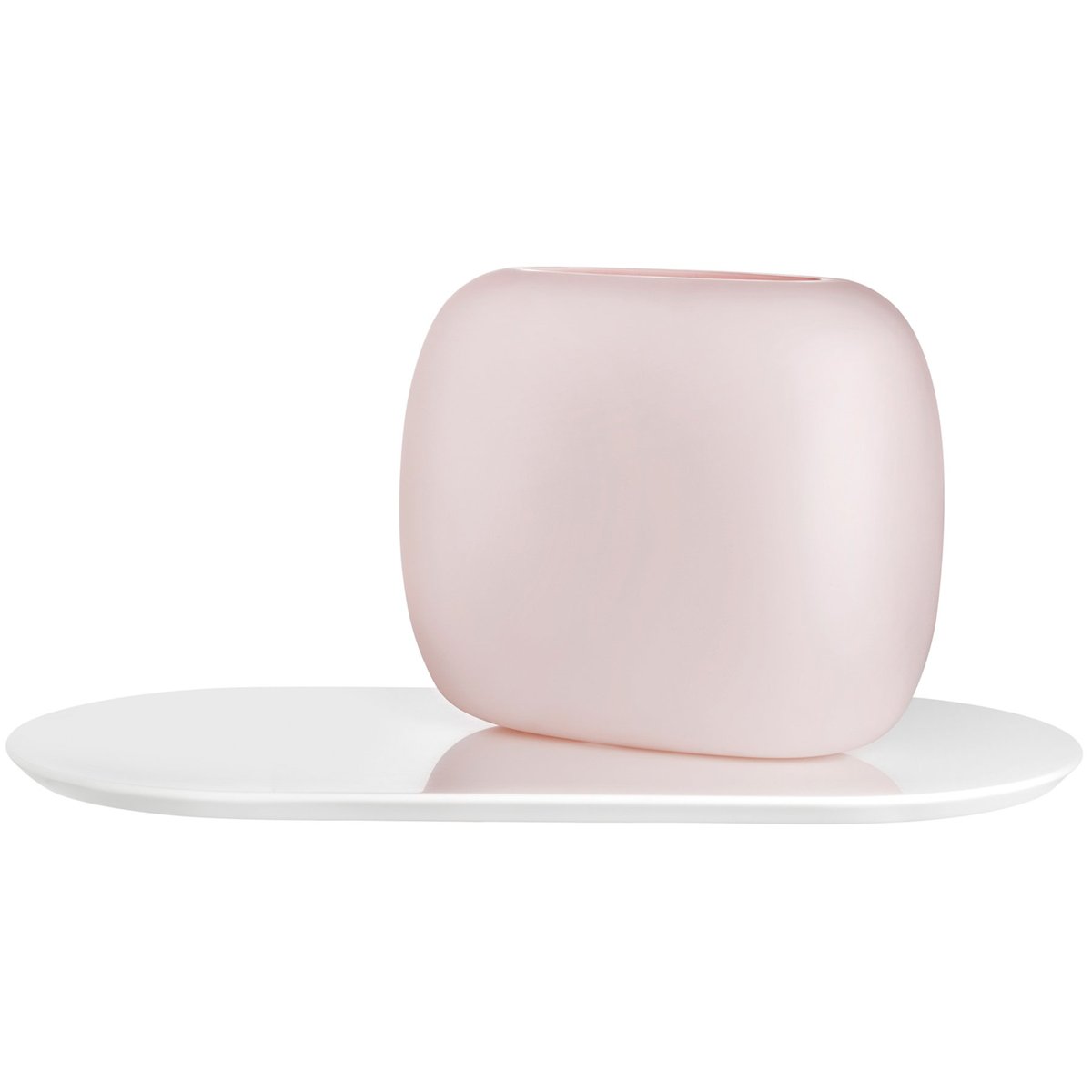 Zivi Vase (L) - Opal Pink/Glossy White