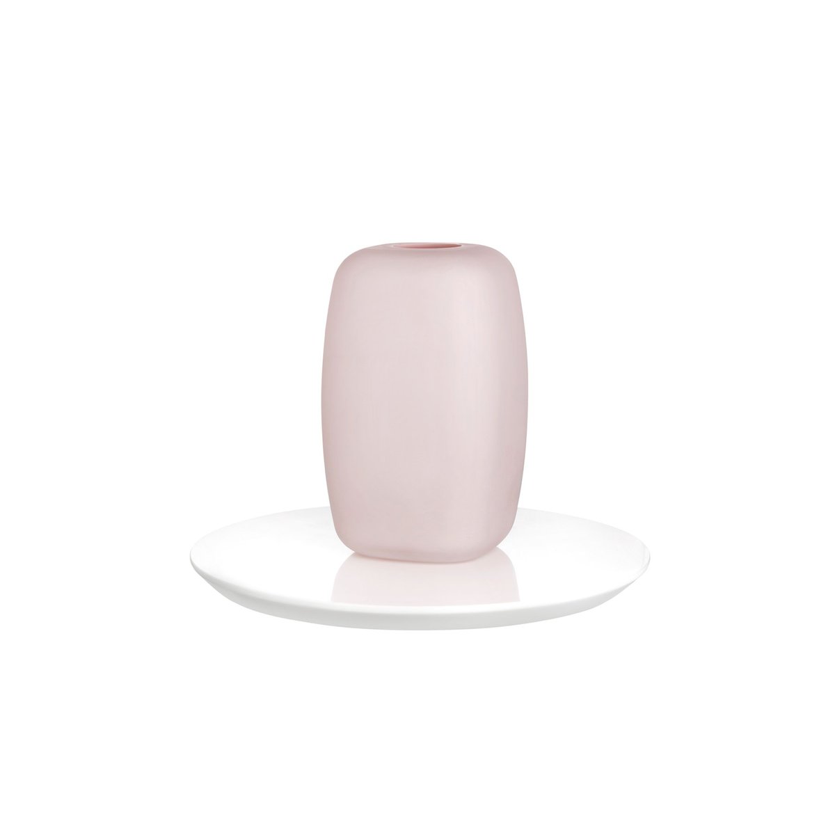 Zivi Vase (S) - Opal Pink/Glossy White