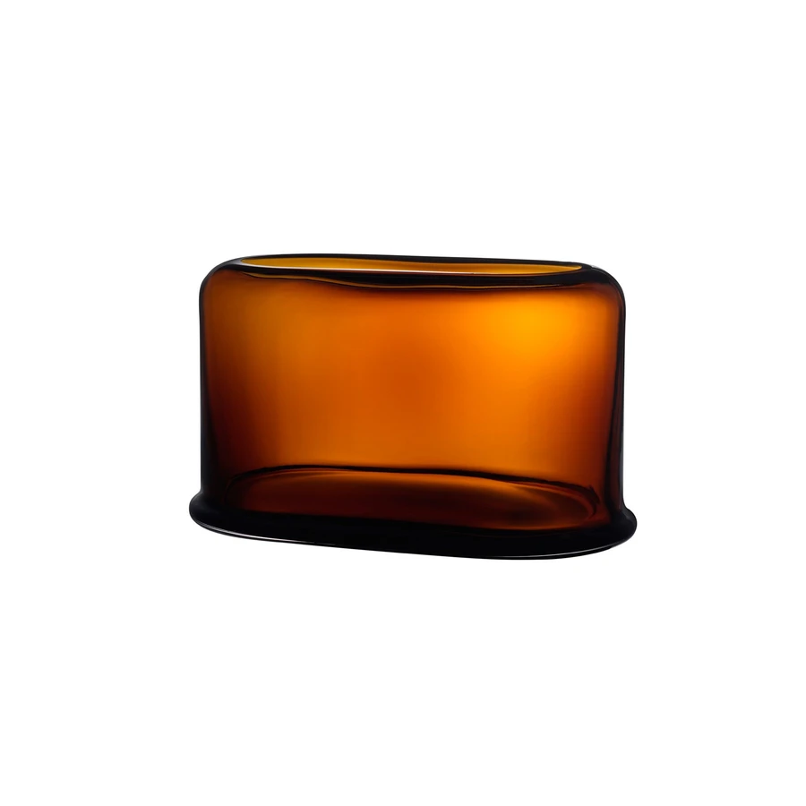 Layers Vase Wide 227.5mm-Amber