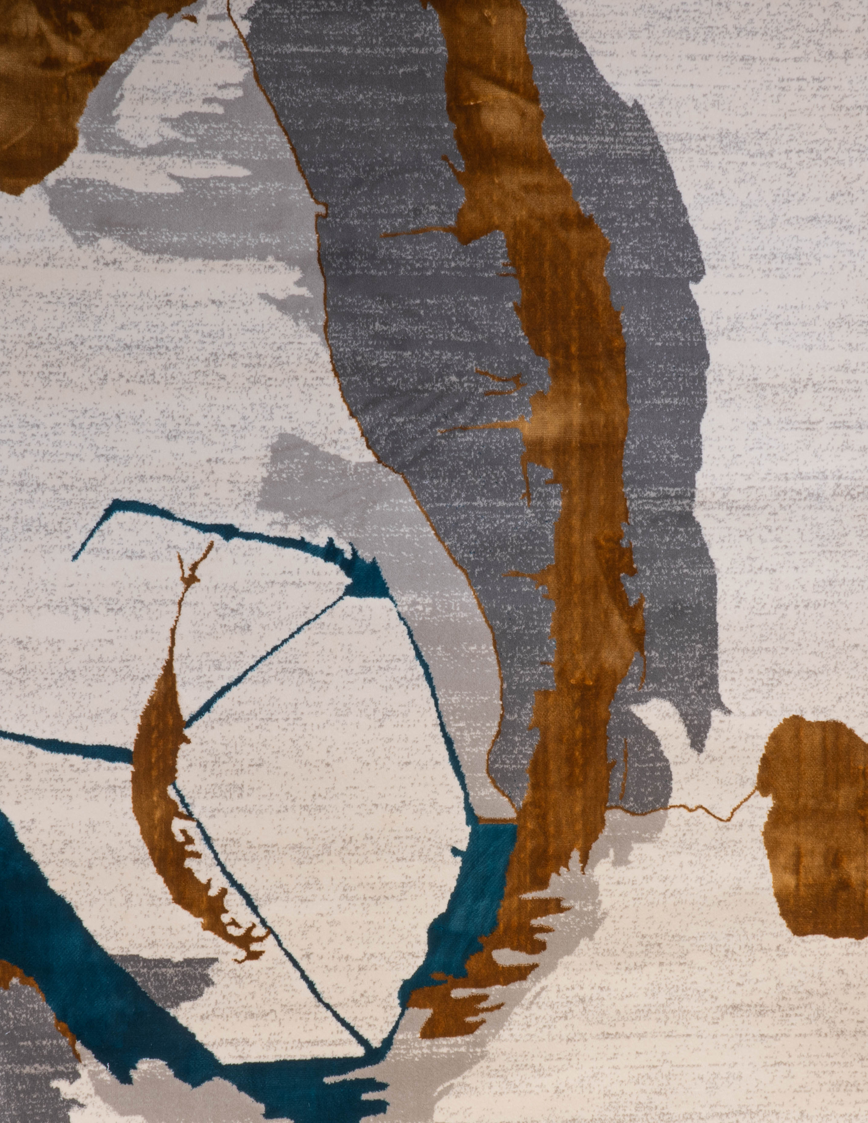 Drip Copper Textured Rug - 200cm x 290cm