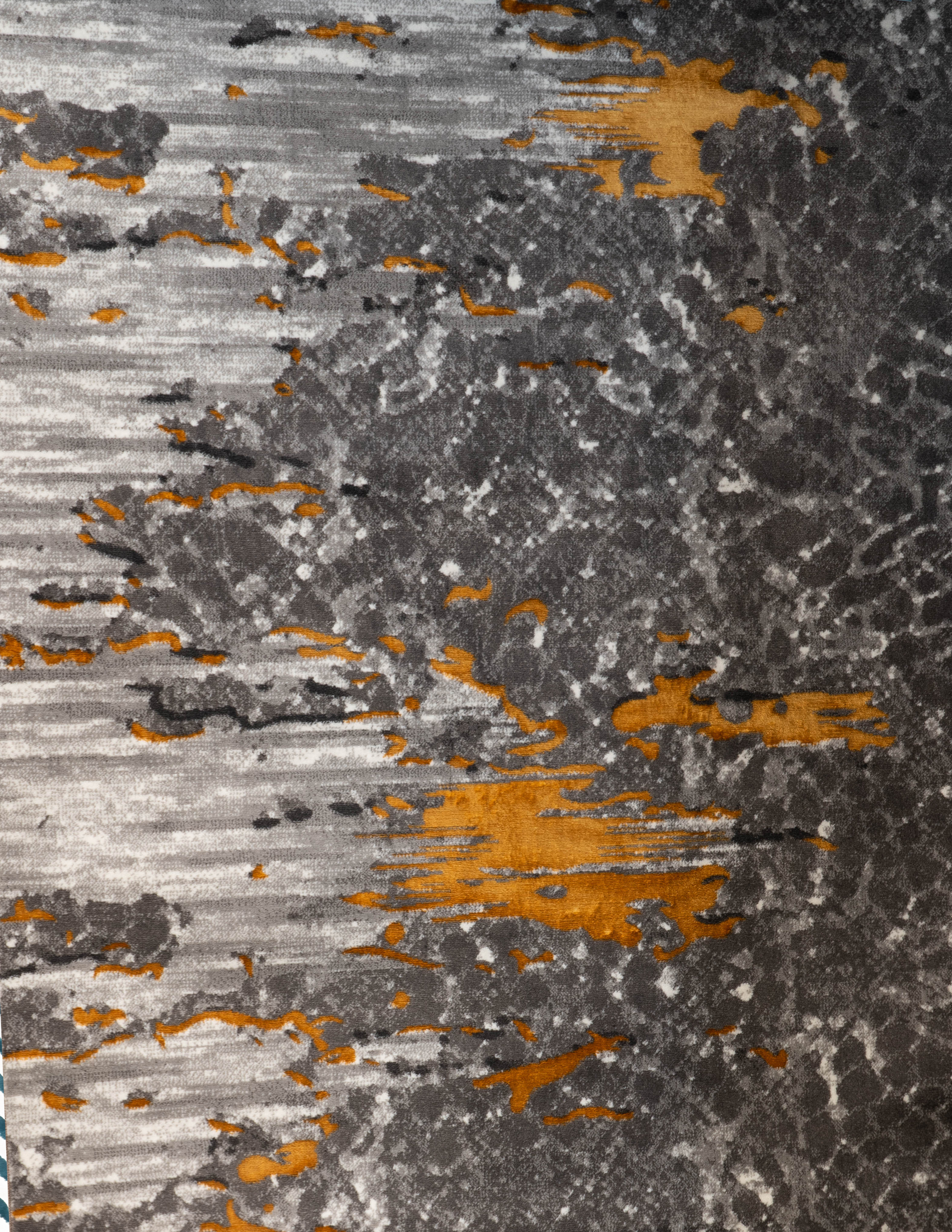 Grey Fire Texture Rug-160cm*230cm