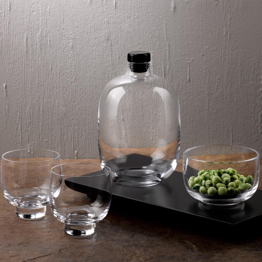 Malt W-Bottle with Wooden Tray