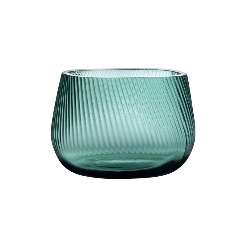 Opti Vase 138mm Medium - Smoked Green