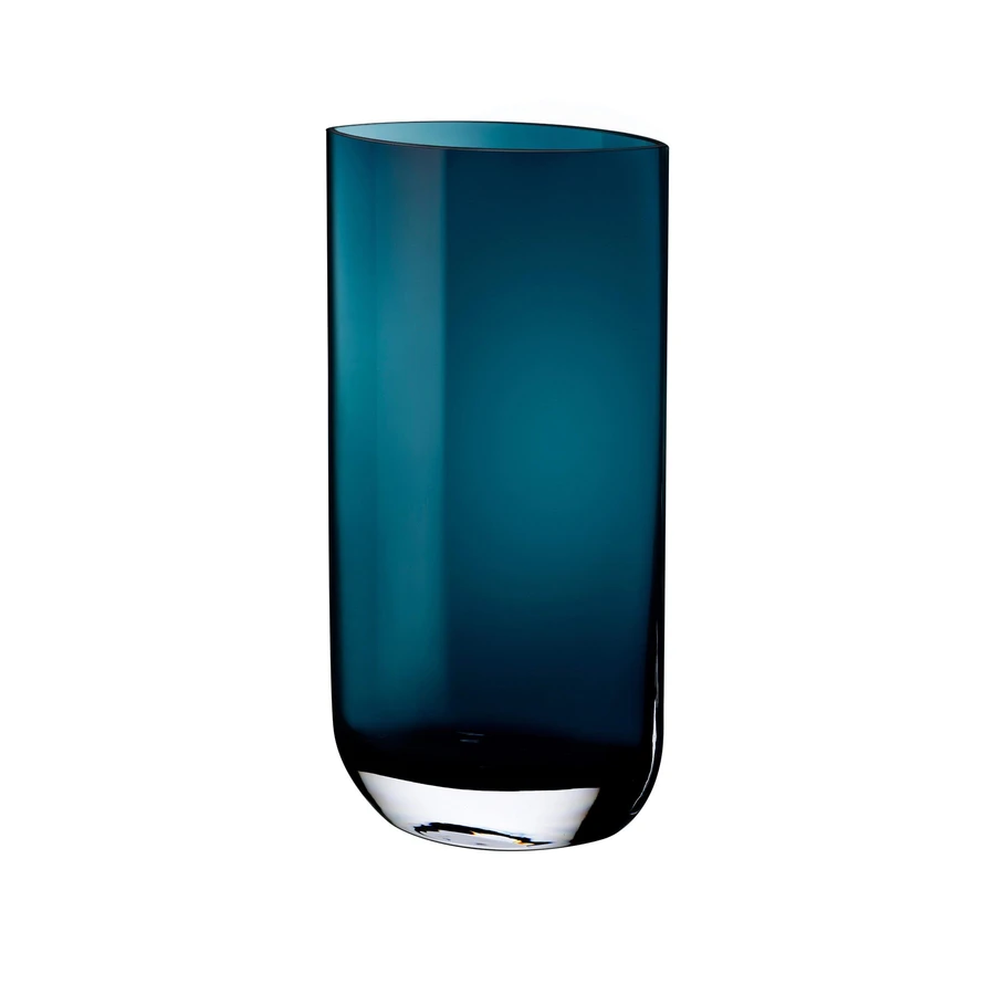 Blade Vase 400mm Tall-Petroleum Green