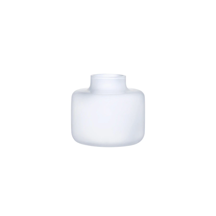Magnolia Mini Vase 95mm Wide - Opal White